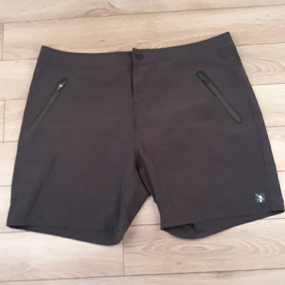 WILLIAM MURRAY Golf Water Hazard Dark Grey Sz 40‎ Mens Athletic Shorts